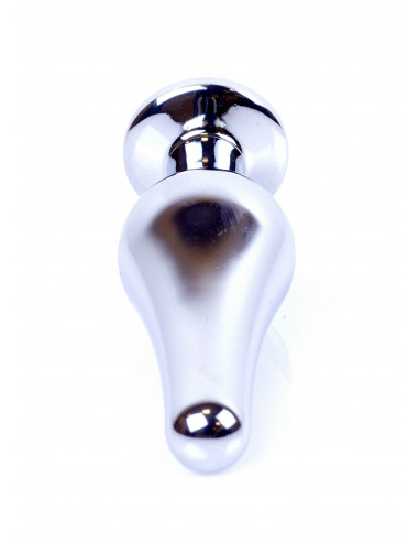 Plug-Jawellery Silver BUTT PLUG- Red