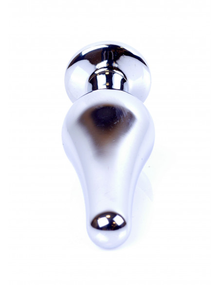 Plug-Jawellery Silver BUTT PLUG- Red