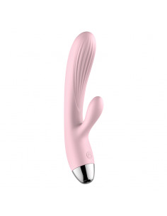 Wibrator-Silicone Vibrator Pink USB 10 Function / Heating