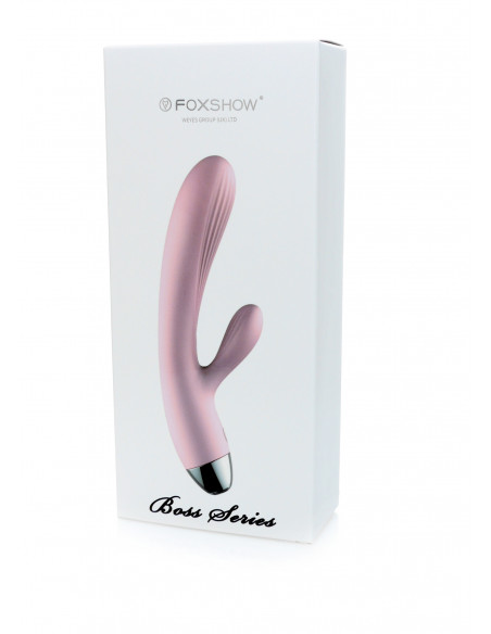 Wibrator-Silicone Vibrator Pink USB 10 Function / Heating