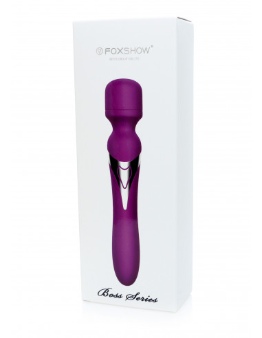 Stymulator-Silicone Dual Massager USB 7+7 Function Purple