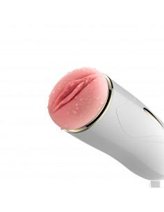 Masturbator-Vibrating Masturbation Cup USB 7 + Interactive Function / Talk Mode 2