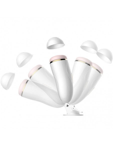 Masturbator-Vibrating Masturbation Cup USB 7 + Interactive Function / Talk Mode