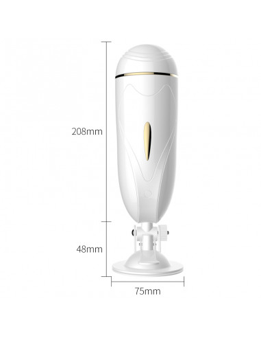 Masturbator-Vibrating Masturbation Cup USB 7 + Interactive Function / Talk Mode