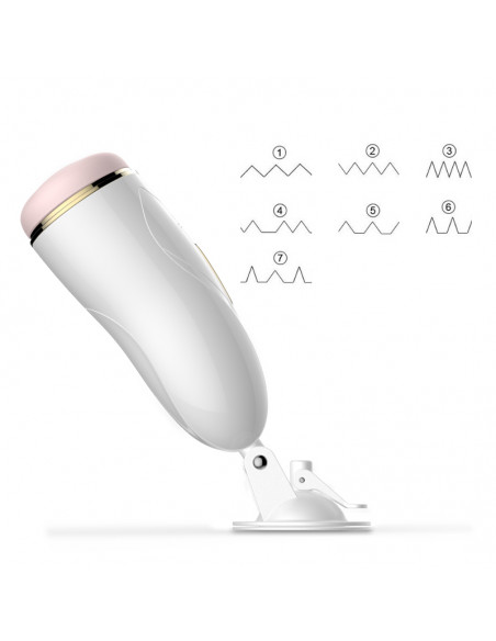 Masturbator-Vibrating Masturbation Cup USB 7 + Interactive Function / Talk Mode
