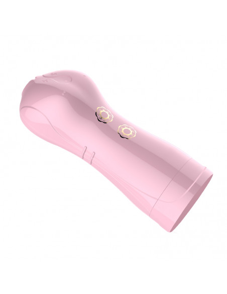 Masturbator-Vibrating and Flashing Masturbation Cup USB 7+7 Function / Talk Mode