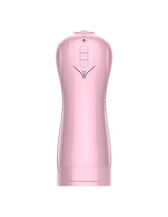 Masturbator-Vibrating and Flashing Masturbation Cup USB 7+7 Function / Talk Mode 2