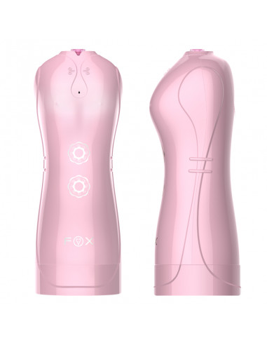 Masturbator-Vibrating and Flashing Masturbation Cup USB 7+7 Function / Talk Mode