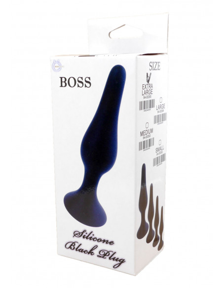 Plug-Silicone Plug Black - Small