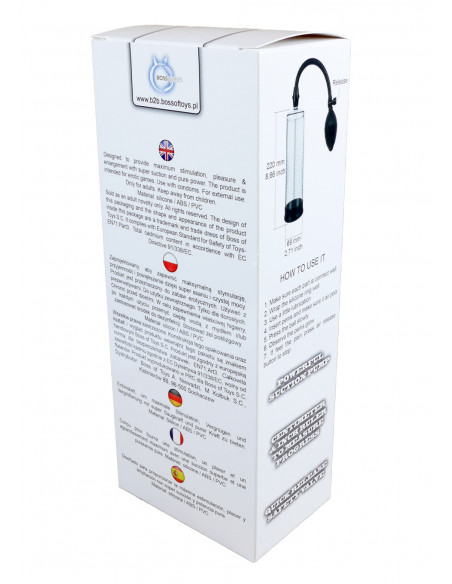 Pompka-Powerpump - Black&Clear