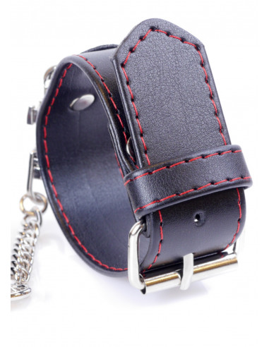 Fetish Boss Series Handcuffs 3 cm Red Lline