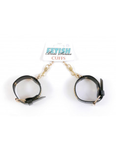 Fetish Boss Series Handcuffs with cristals 3 cm Gold 2