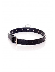 Fetish Boss Series Collar - 2 cm navy blue crystal 2