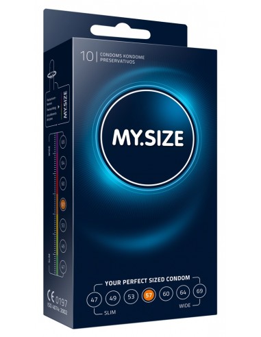 Prezerwatywy-MY SIZE 57mm 10pack