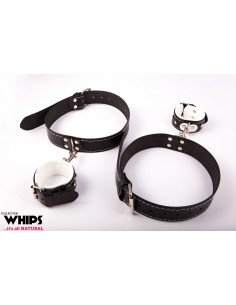 Kajdanki - Kajdanki damskie na uda białe