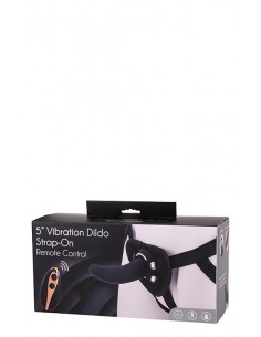 5INCH VIBRATION DILDO STRAP-ON BLACK 2