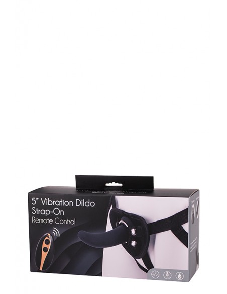 5INCH VIBRATION DILDO STRAP-ON BLACK