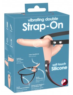 Vibrating Double Strap-On