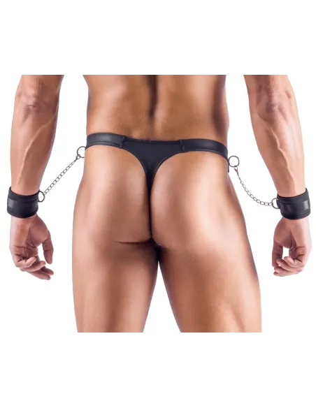 Men's Thong and Cuffs S