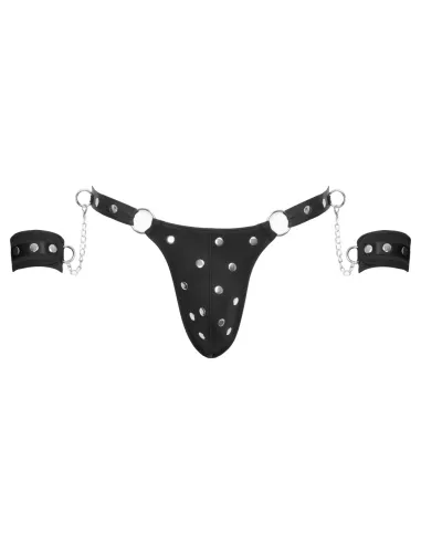 Men's Thong and Cuffs S