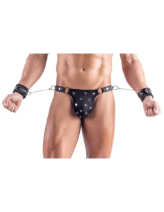 Men's Thong and Cuffs L 2