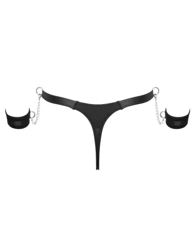 Men's Thong and Cuffs L