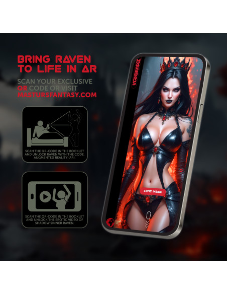 Raven - Shadow Sinner - Multi Function Masturbator