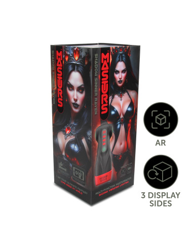 Raven - Shadow Sinner - Multi Function Masturbator
