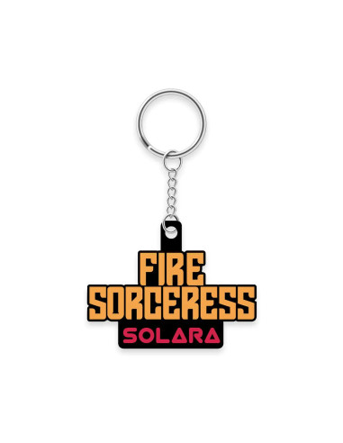 Solara - Fire Sorceress - Keychain