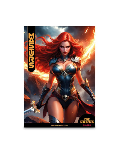 Solara - Fire Sorceress - Poster A2