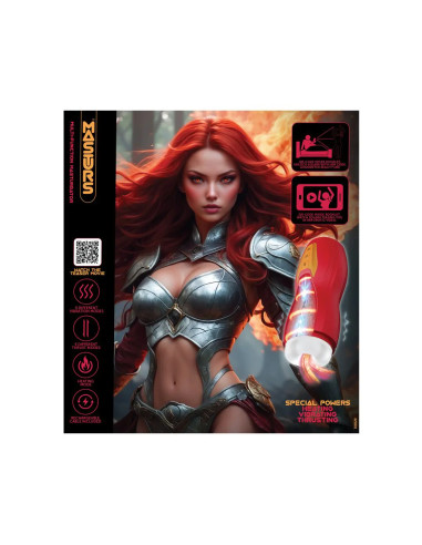 Solara - Fire Sorceress - Display Inlay