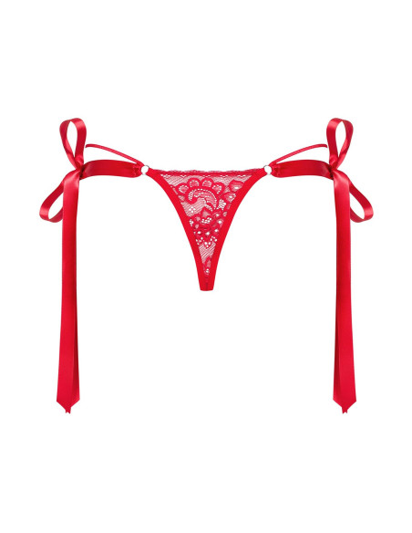 Bielizna-Lovlea stringi czerwone L/XL