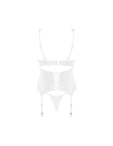 Bielizna-Amor Blanco gorset i stringi biały L/XL