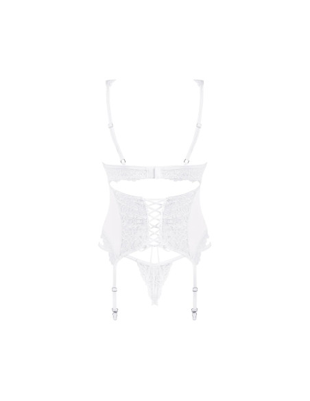 Bielizna-Amor Blanco gorset i stringi biały L/XL