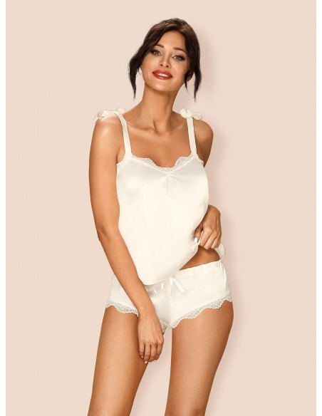 Bielizna-Prima Neve top i majtki biały L/XL