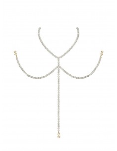 Bielizna-A757 naszyjnik perłowy  OS