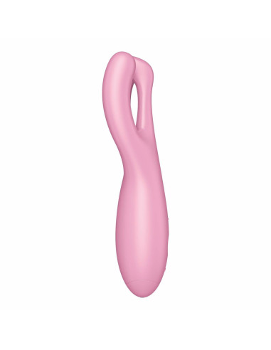 Wibrator-Threesome 4 Connect App (Pink)