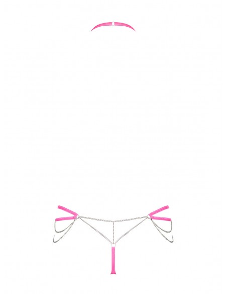 Chainty komplet różowy L/XL