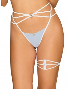 Bielizna - A760 podwiązka biała S/M