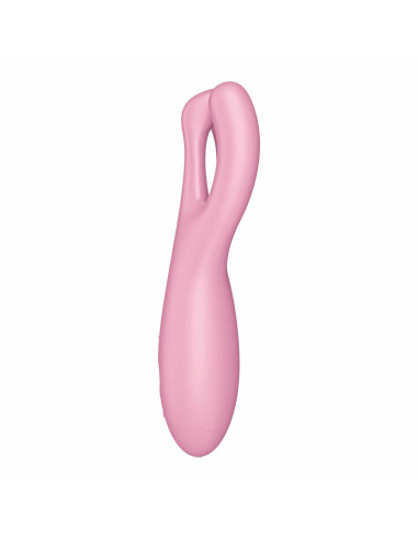 Wibrator-Threesome 4 Connect App (Pink)