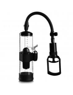 Pompka-Powerpump MAX Vibrating - Black&Clear