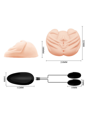 CRAZY BULL - Realistic Vagina and Anal - Vibrating