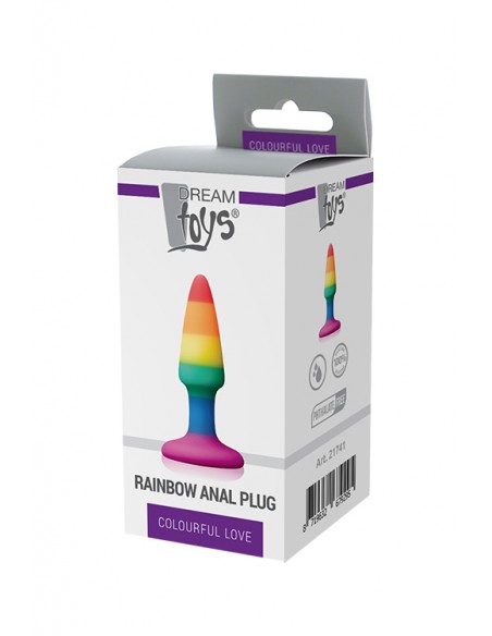 COLOURFUL LOVE RAINBOW ANAL PLUG MINI