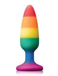COLOURFUL LOVE RAINBOW ANAL PLUG MEDIUM 