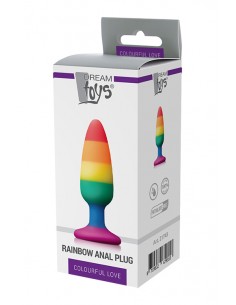 COLOURFUL LOVE RAINBOW ANAL PLUG MEDIUM  2
