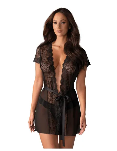 Bielizna-Alluria peniuar i stringi L/XL