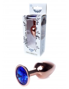 Plug-Jewellery Red Gold PLUG- Dark Blue