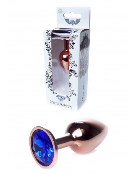 Plug-Jewellery Red Gold PLUG- Dark Blue