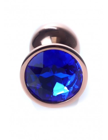 Plug-Jewellery Red Gold PLUG- Dark Blue