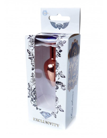 Plug-Jewellery Red Gold PLUG- Dark Blue